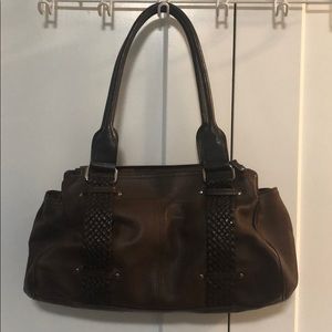Tignanello Brown Leather Handbag